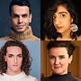 Clockwise, from upper left: Omer Abbas Salem, Sophiyaa Nayar, Erin Murray, Will Wilhelm. Photo courtesy About Face Theatre
