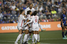 Chicago Red Stars celebrate a goal. Photo by Imagn