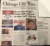 Copy of Chicago City Wire with a controversial front page