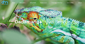 Dadamanga's website. Screen shot