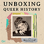 Unboxing Queer History. Logo courtesy of Gerber/Hart