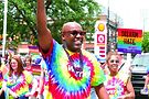 Illinois Attorney General Kwame Raoul at the 2019 Chicago Pride Parade. Photo by Joshua Irvine 