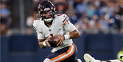Chicago Bears quarterback Justin Fields. Photo from Chicago Bears