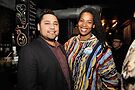 Broadway Youth Center's Julio Flores and Affinity CEO Latonya Maley at the event. Photo by Vern Hester