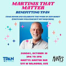 'Martinis That Matter' to honor former TPAN CEO Jeff Berry on Oct. 30
