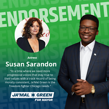 2023 ELECTIONS Sarandon, Epps back Green; Johnson enters mayoral race