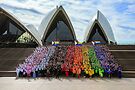 Human Progress Pride flag. Photo courtesy of Sydney WorldPride