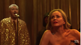Sharon Stone during Sam Smith's guest appearance on SNL. Screenshot courtesy of YouTube/NBC