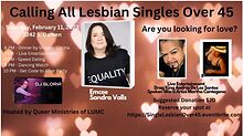 Lesbian Singles Over 45 event Feb. 11