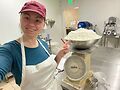 UpRising Bakery and Cafe owner Corinna Sac at work. Photo courtesy of Sac