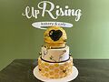 UpRising Bakery and Cafe custom design cake. Photo by Corinna Sac