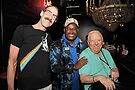 From left; Chicago LGBTQ Hall of Fame supporters David S. Hackett, Keith Butler, and Jim Flint. Photo by Vern Hester