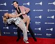 Shangela being dipped by Gleb Savchenko at the 2023 GLAAD Awards. Photo by Randy Shropshire/Getty Images for GLAAD
