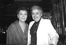 Ava Allen (left), owner of the late great lesbian bar Lost and Found, and Marge Summit. Photo from the Outlines/Windy City Times archives