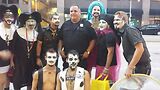 The Sisters of Perpetual Indulgence pose with police at Gay Games 9. Photo courtesy of James J. Orosz Jr.