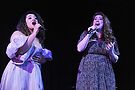 Lydia Burke and Molly Krall onstage at Belting for Life. Photo by Vern Hester