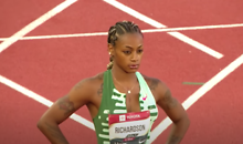 Sha'Carri Richardson wins gold at world track-and-field championships