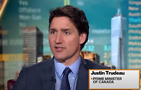 Canadian Prime Minister Justin Trudeau. Screenshot via YouTube/Bloomberg Television