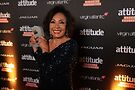 Dame Shirley Bassey at the 2023 Virgin Atlantic Attitude Awards, powered by Jaguar. Photo by Kit Oates 